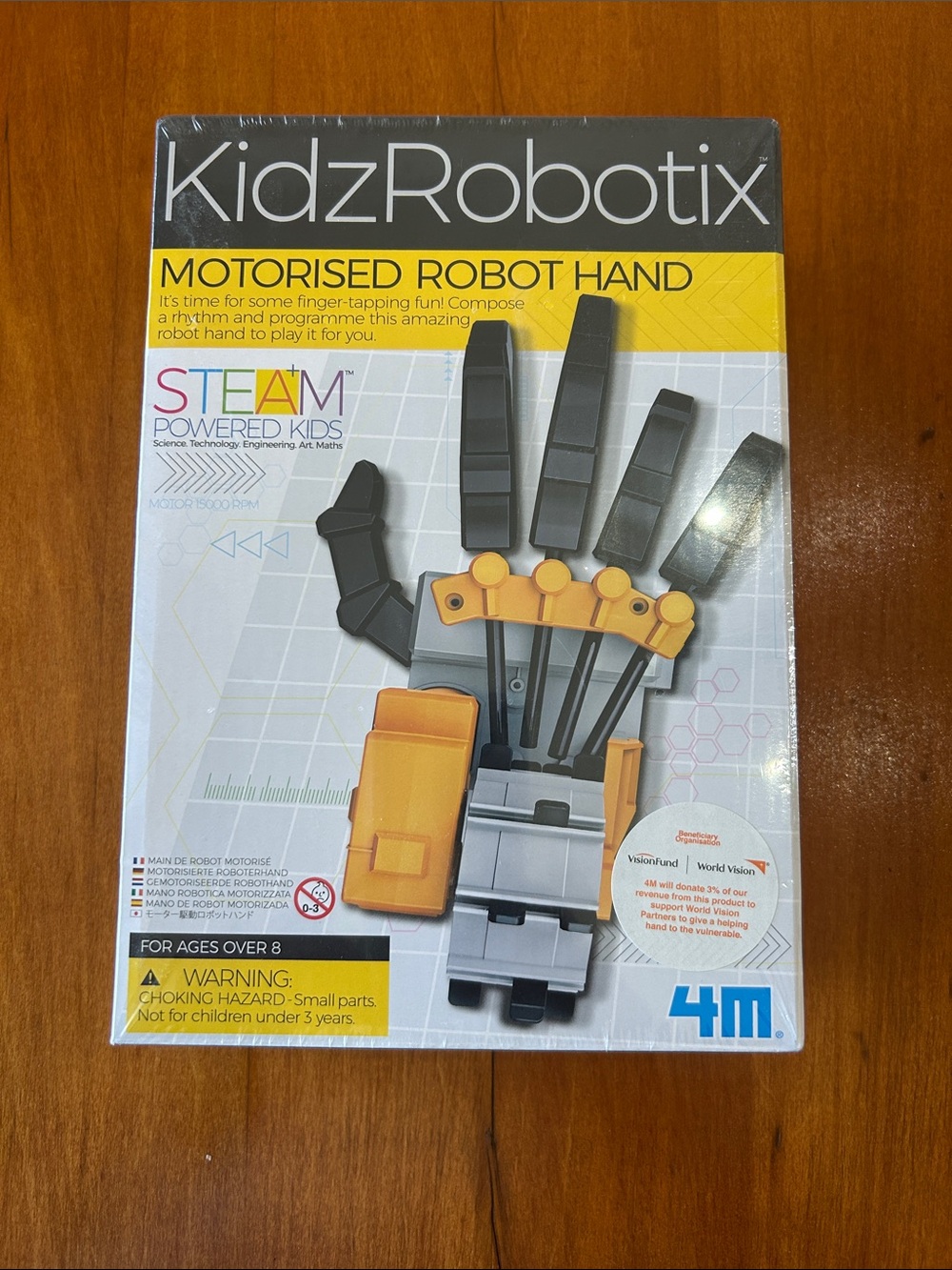 NWT KidzRobotix Motorised Robot Hand STEAM Kit Educational Toy